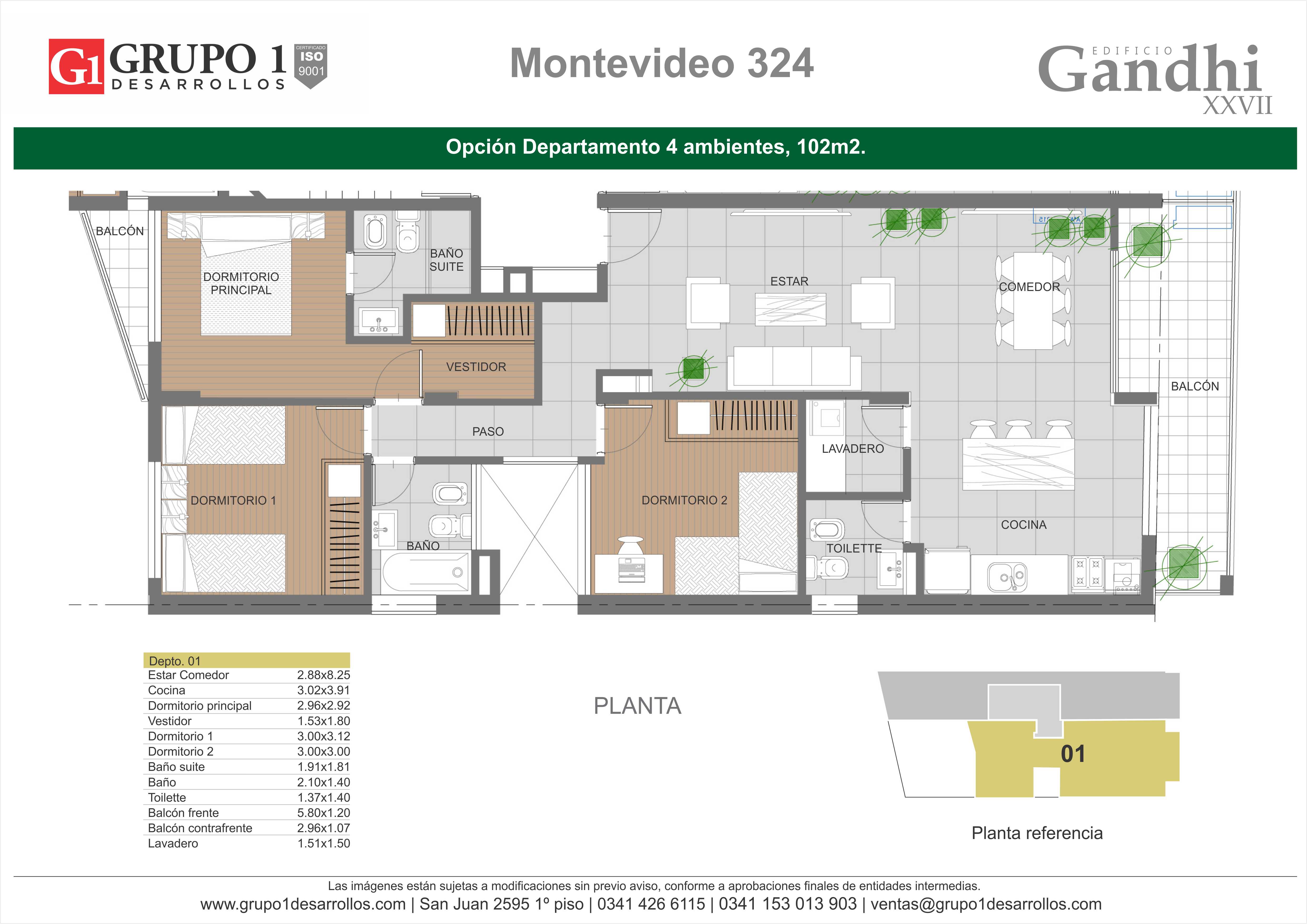 MONTEVIDEO 324 - GANDHI 27