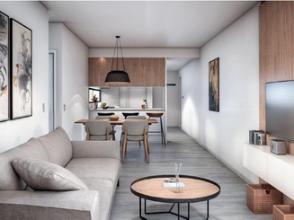 Venta. Departamento 2 ambientes, 1 dormitorio - Monet 32. Sarmiento 1500. Unidad 01-05